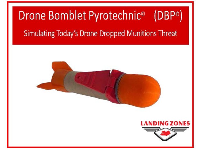Alberta-based Landing Zones Unveils the World’s First Drone-Launched Training Bomblet at IITSEC