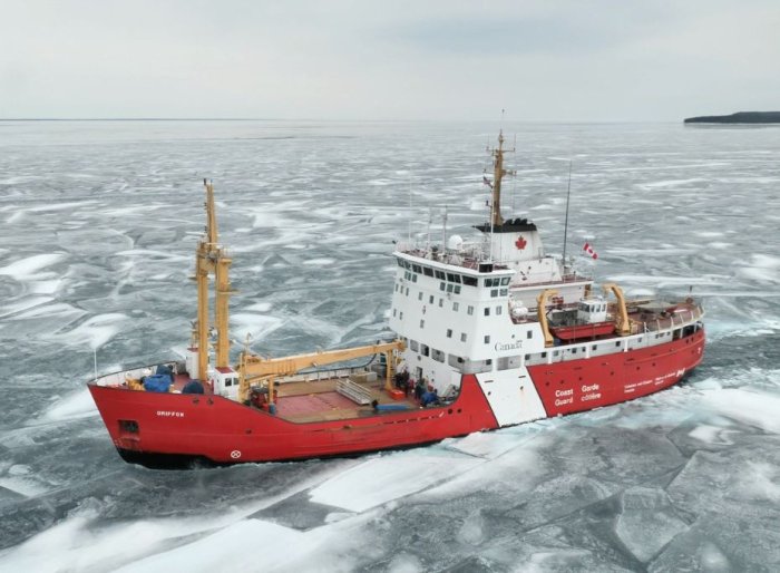 Canadian Coast Guard Ship Griffon Vessel Life Extension Contract Awarded