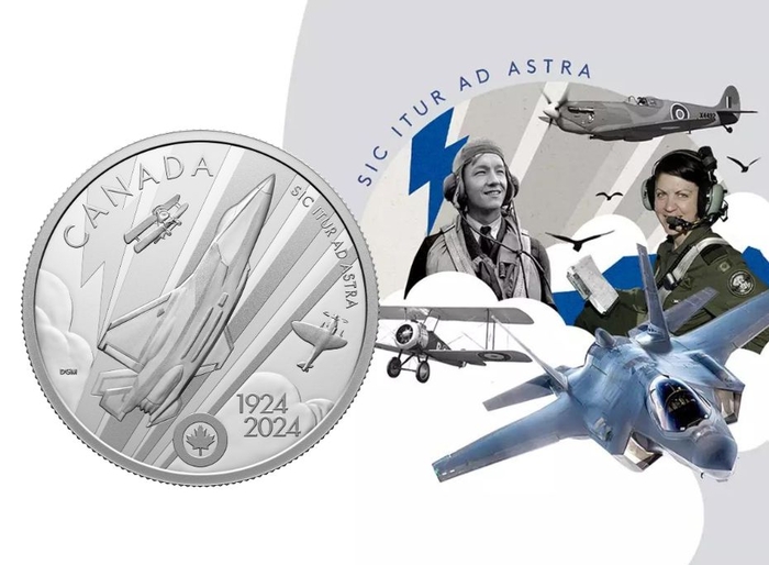 The 100th anniversary of the RCAF leads formation of new Royal Canadian Mint collector products