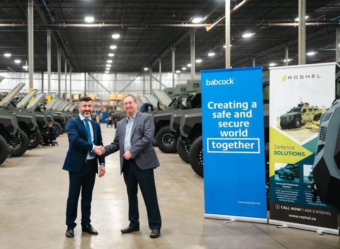 Babcock Canada and Roshel Sign a Memorandum of Understanding to collaboratively support the CAF and government agencies